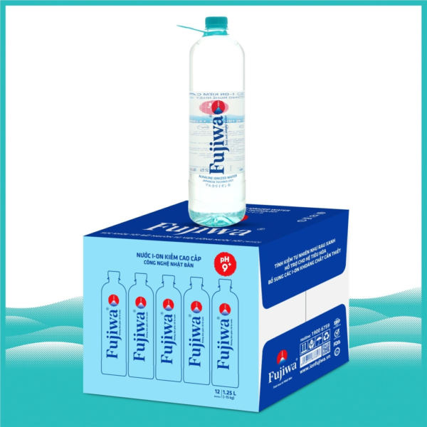 Nước Uống I-ON Kiềm Cao Cấp Fujiwa - Thùng 12 Chai
